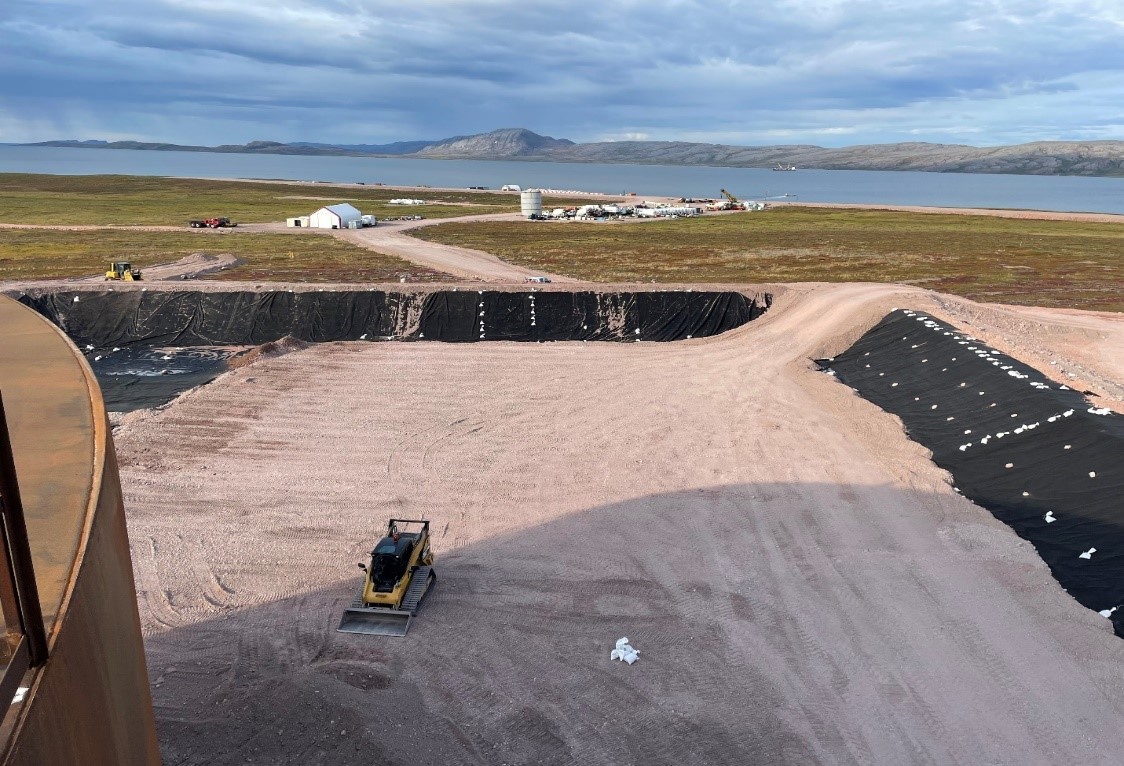 Figure 9: Fuel Containment Liner for 10 million litre tank at Port facility 