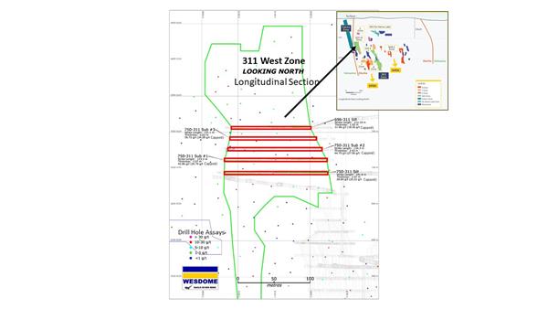 dec8Figure 2 - 311 West Zone Longitudinal Section
