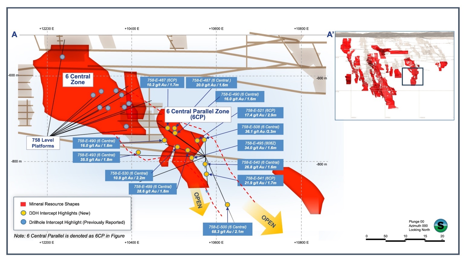 Central Parallel Zone Longitudinal Section