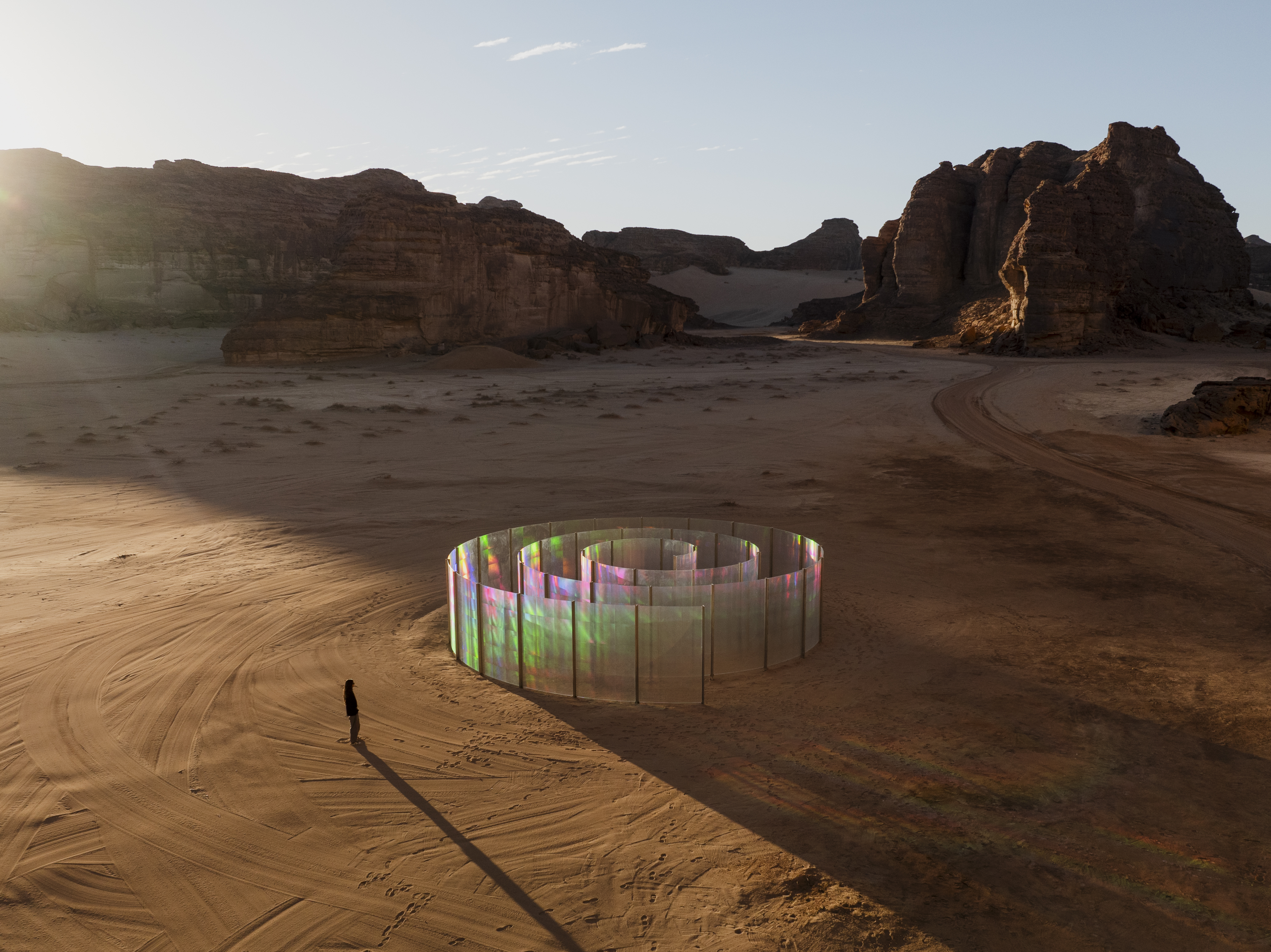 “Kimsooja, To Breathe – AlUla, Desert X AlUla 2024, courtesy of The Royal Commission for AlUla”