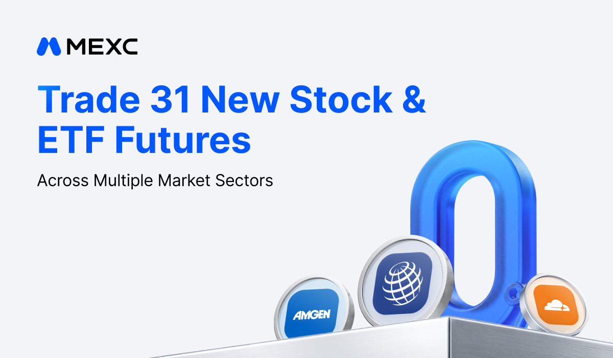 MEXC Introduces 31 New 0-Fee Stock and ETF Futures Across Key Market Sectors