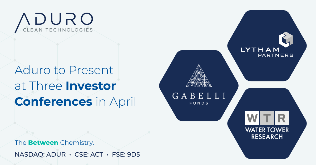 Aduro - April Conferences PR