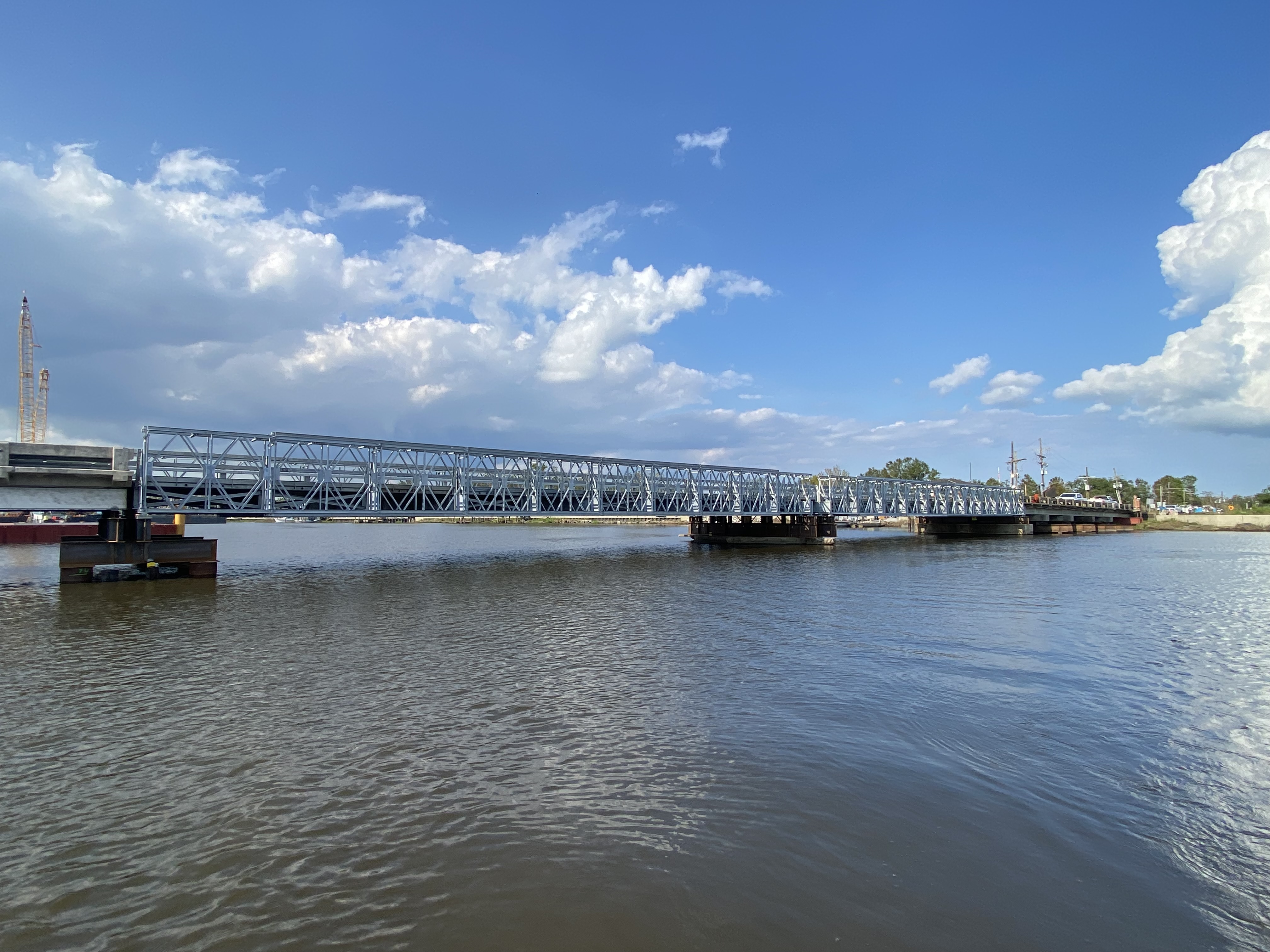 Acrow bridge in Jefferson Parish, Louisiana