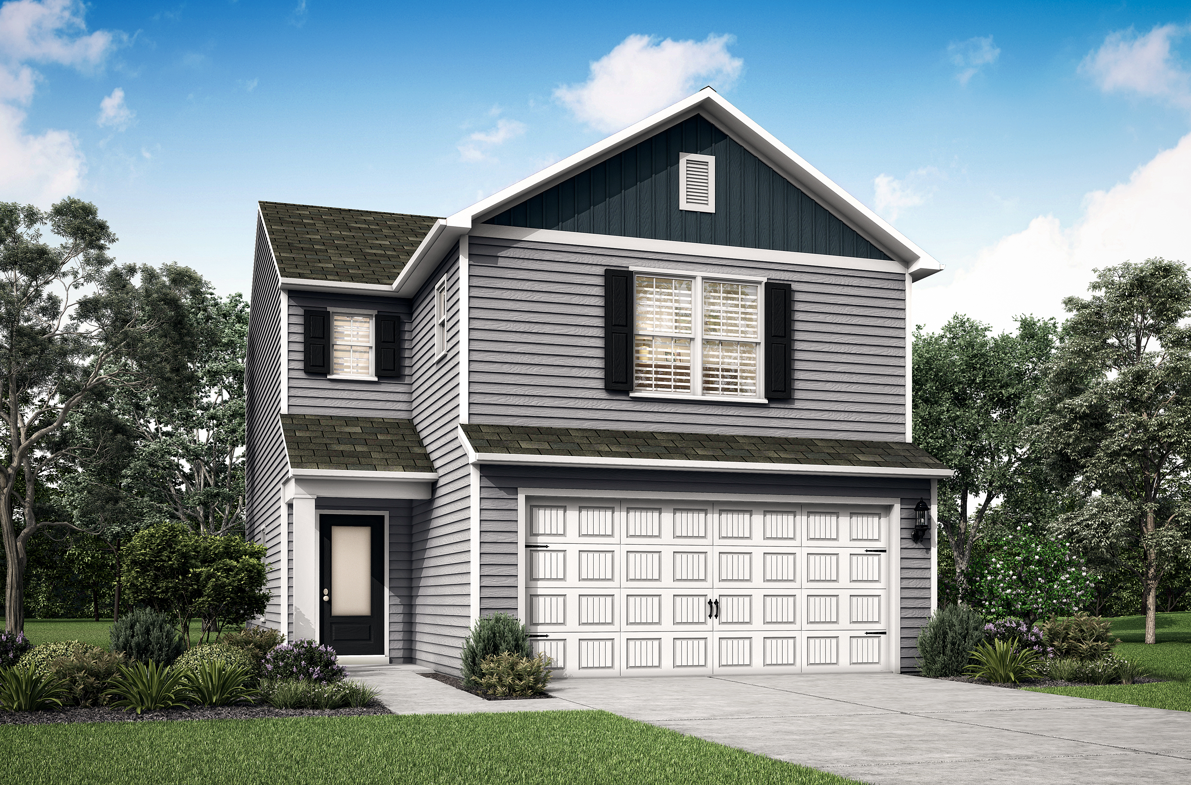 The three-bedroom Ashley floor plan by LGI Homes is available at Satterfield Farm.