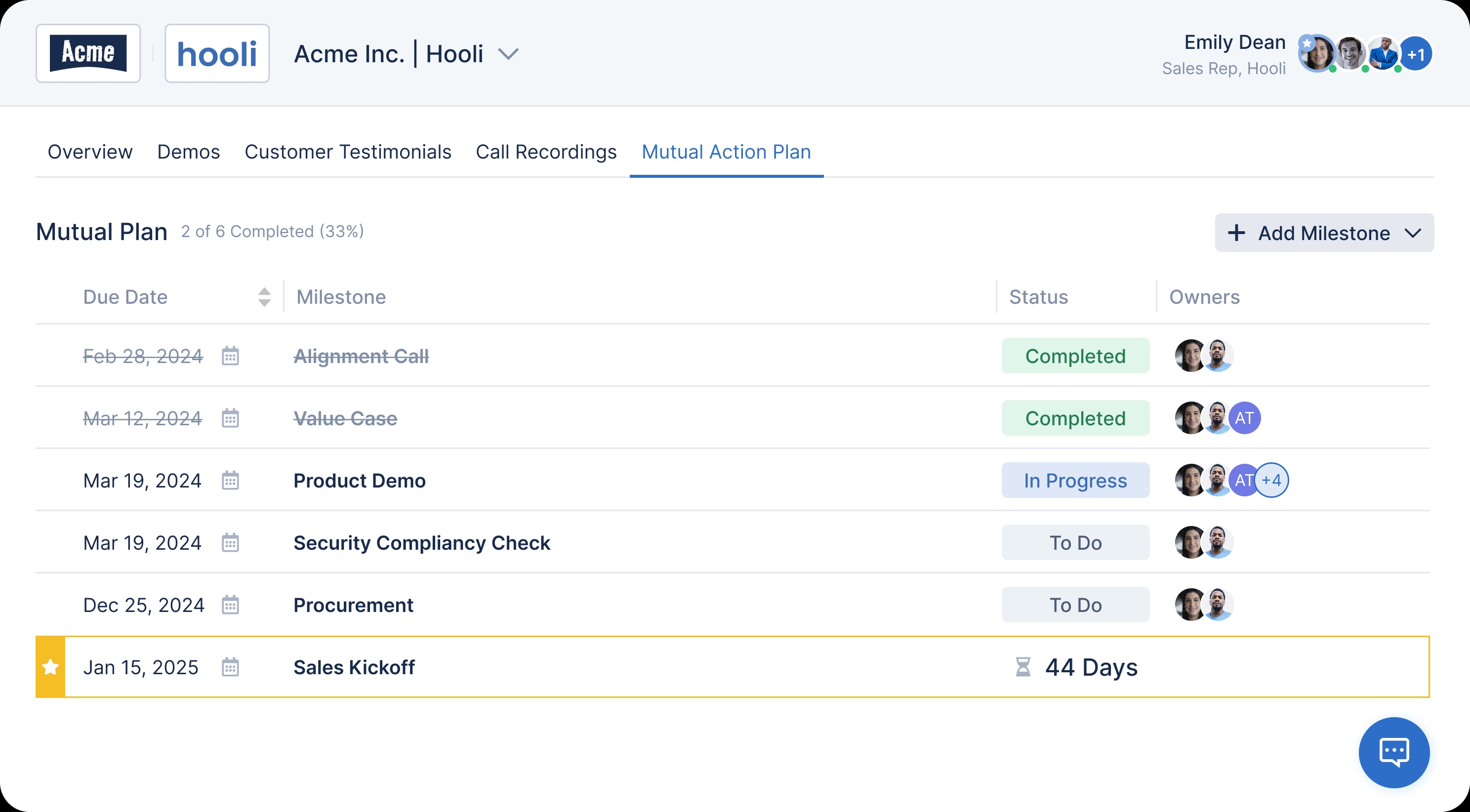 SalesHood Launches Interactive Mutual Action Plans in Digital Sales Rooms to Scale Repeatable B2B Sales Execution