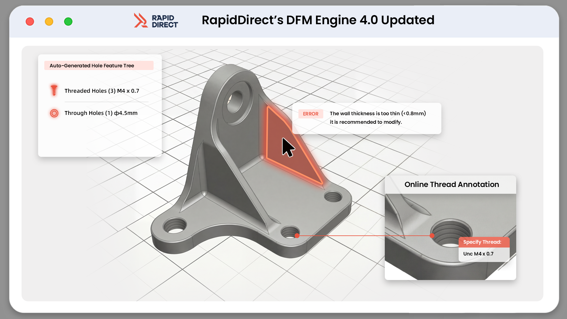 2026 RapidDirect DFM Engine 4.0 updated