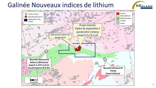 Figure 3 Galinée Nouveaux indices de lithium