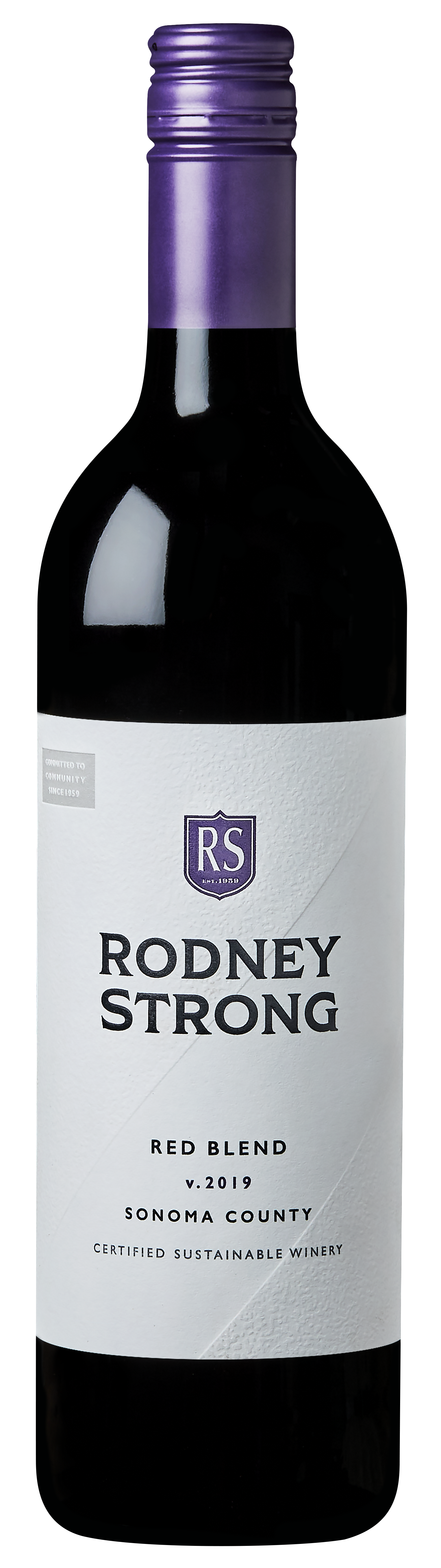 Rodney Strong Vineyards 2019 Red Blend, Bottle Shot