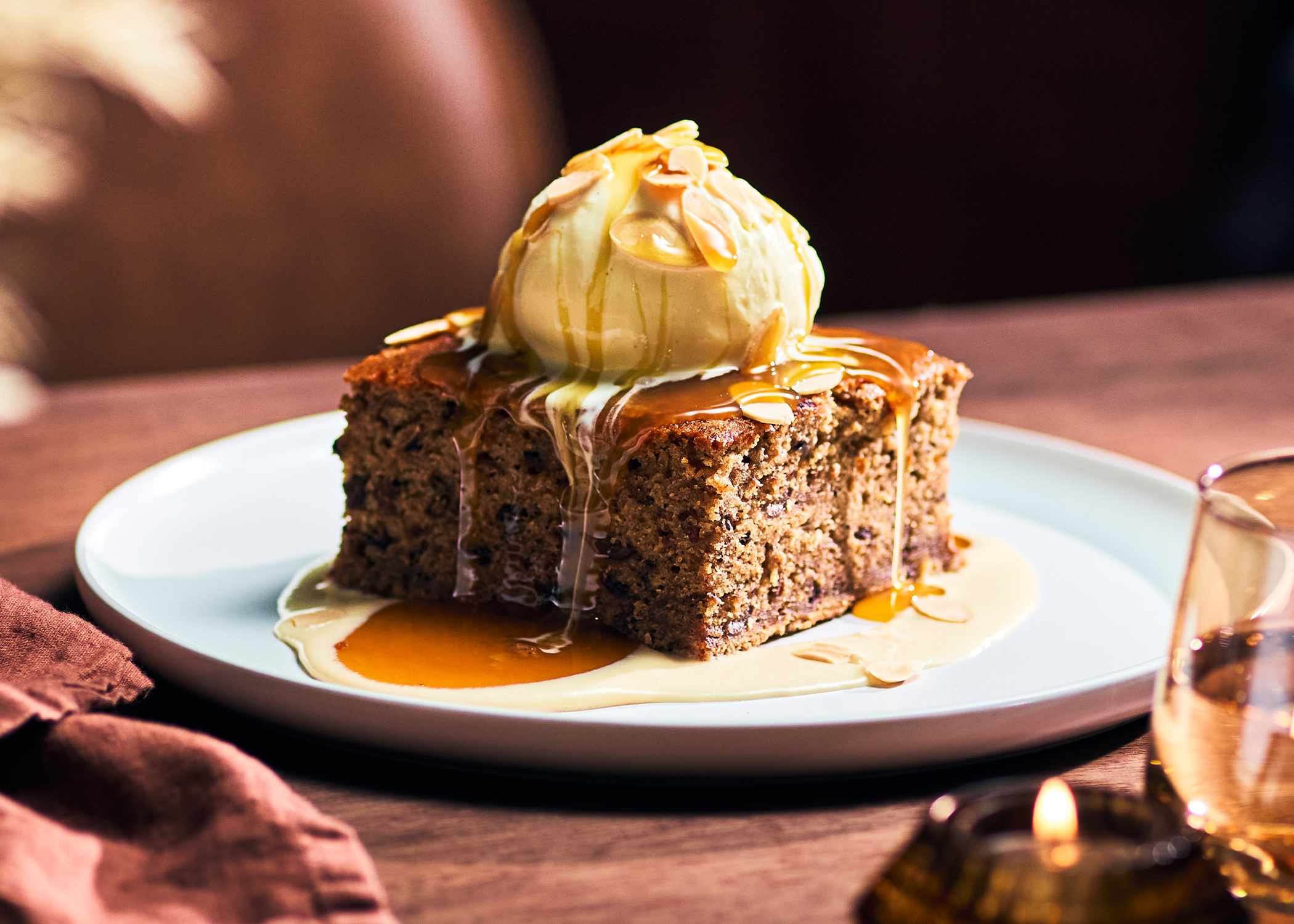 4. Sticky Toffee Pudding - Moxies Winter Feature Menu