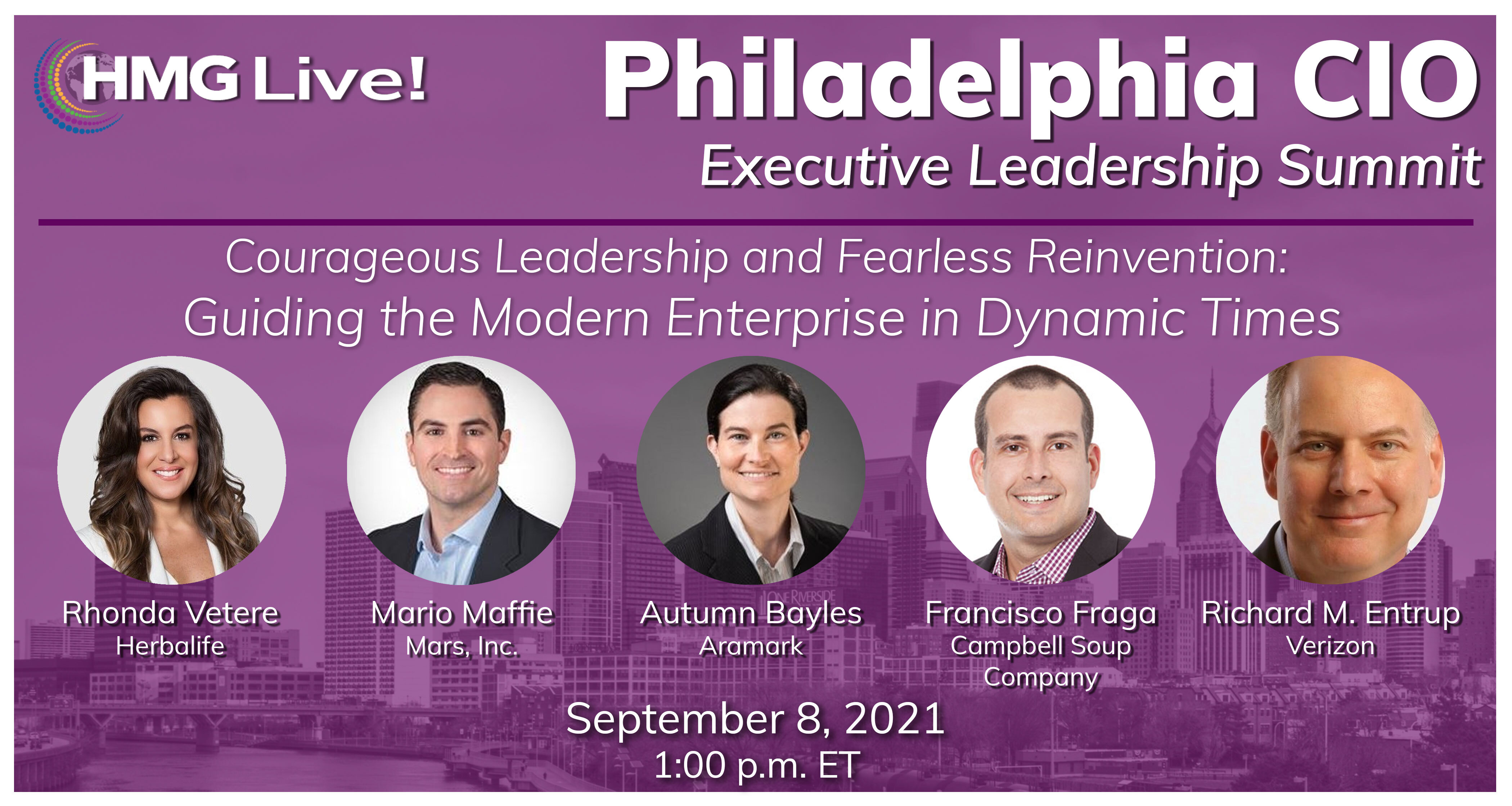 The 2021 HMG Live! Philadelphia CIO Executive Leadership Summit