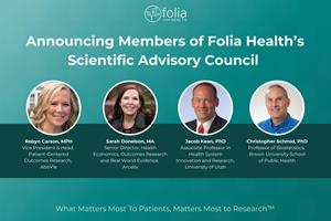  Founding Members of Folia Health's Scientific Advisory Council