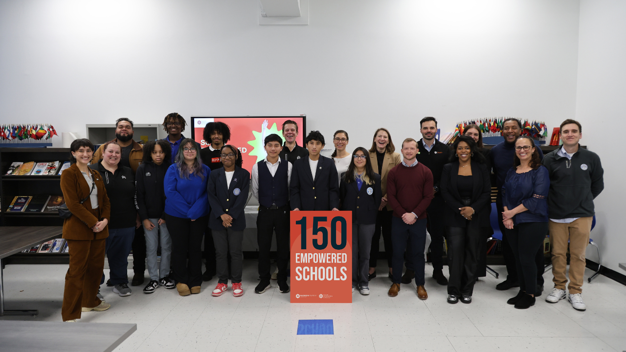 Madison Energy Infrastructure proudly marks a significant milestone with our 150th school solar project at Global Studies in Newark, NJ. The event featured Solar Empowered Schools activities, alongside insightful remarks from CEO Richard Walsh and Principal Nelson Ruiz, highlighting the transformative impact of clean energy on education and community growth.