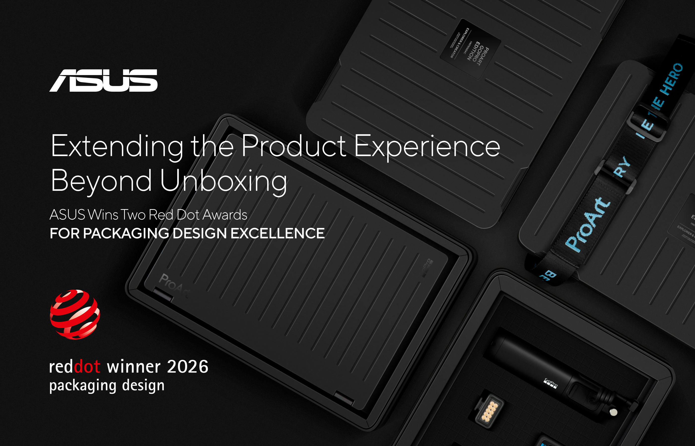 ASUS Wins Two Red Dot Awards for Packaging Design Excellence