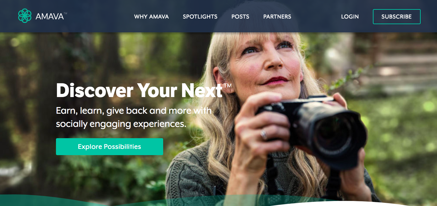 Amava Announces the First Unified Platform for a New Generation of Empty-Nesters and Retirees to Discover Their Next