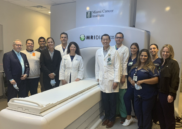 Dr. Michael Chuong and team at Miami Cancer Institute