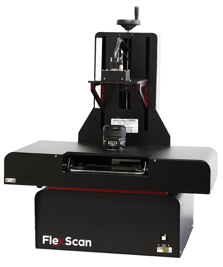 The FlexScan reader converts both microfilm and microfiche into digital format.