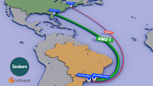 Seaborn anuncia el lanzamiento de AMX-1 desde Río de Janeiro a Jacksonville