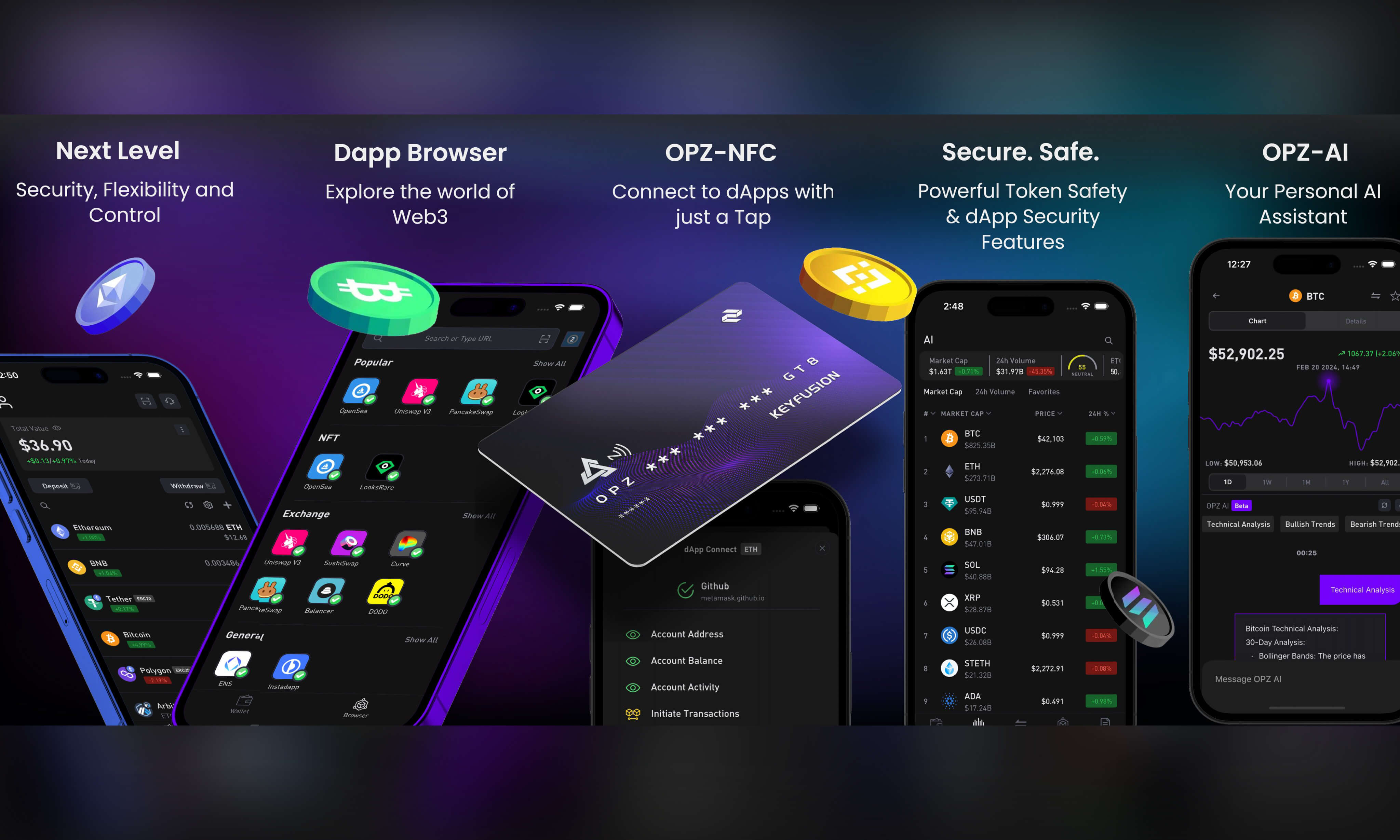 OPZ Debuts on the App Store as the First AI-Powered Crypto Wallet