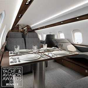 La collection de sièges Nuage de la dernière génération d’avions Global de Bombardier remporte un grand prix de design