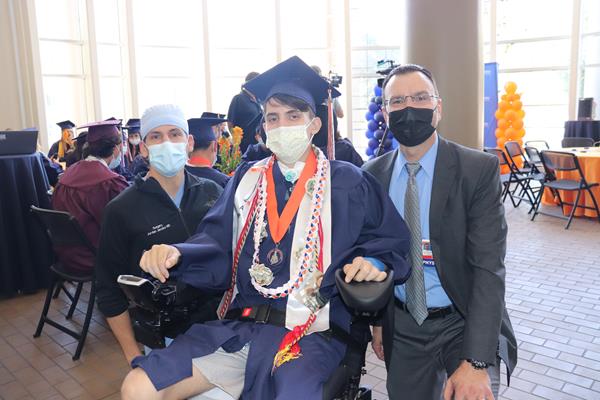 California teen celebrates special high school graduation while hospitalized at Barrow Neurological Institute at Dignity Health St. Joseph's Hospital and Medical Center in Phoenix.