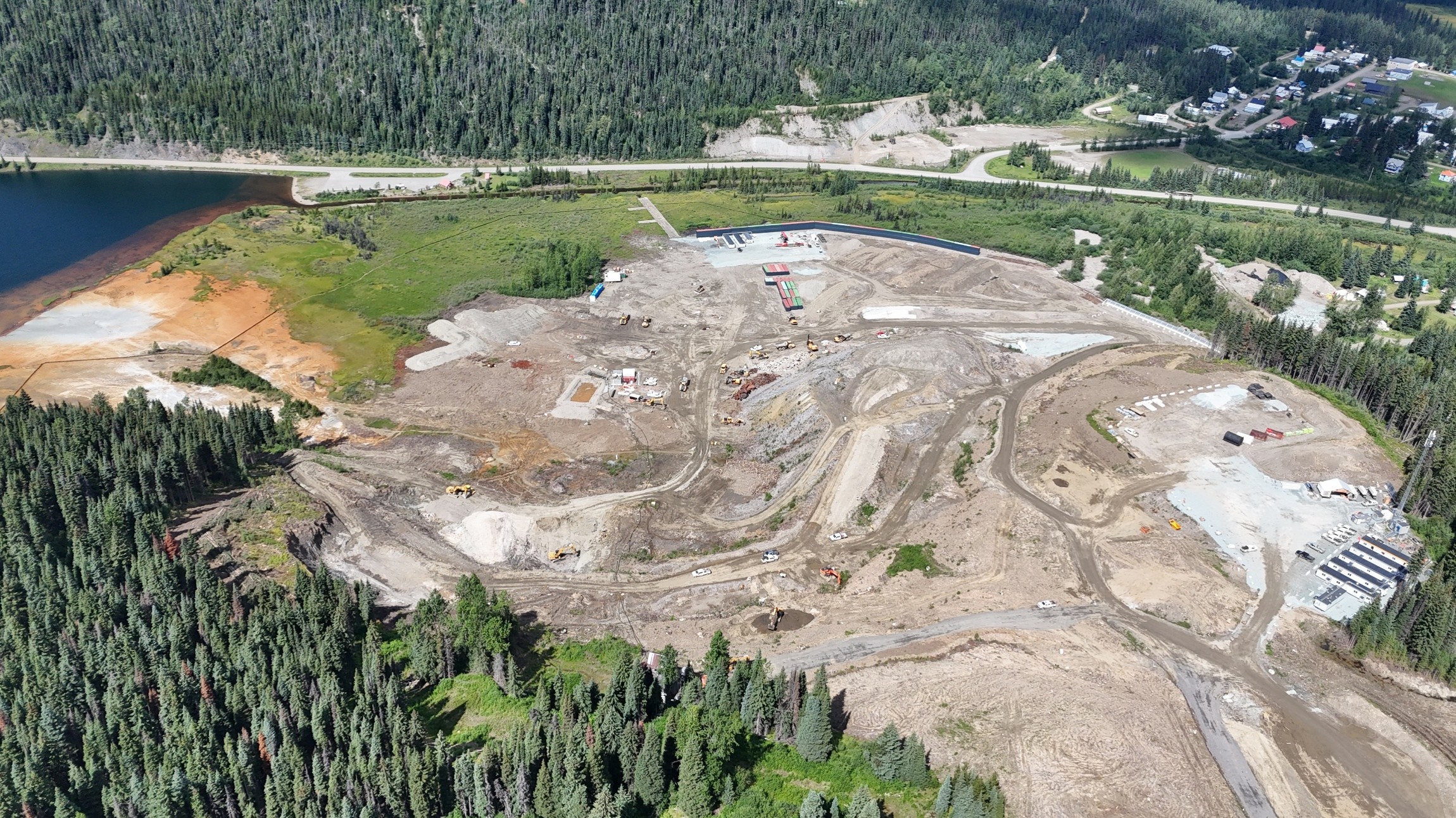 Mine Site Complex processing facility site preparation works.
