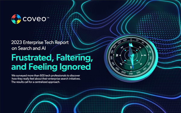 2023 Enterprise Tech Report on Search and AI from Coveo