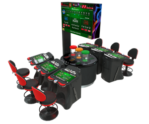 Combining innovation and ingenuity, Interblock’s Pick2Win Craps elevates the gaming experience as the designated shooter selects which two out of three, color distinctive dice generators will produce the result.