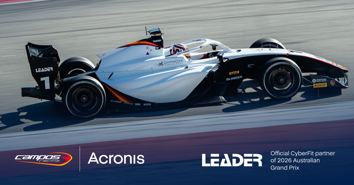 Acronis and LEADER Accelerate Global Motorsport Presence Across Australia