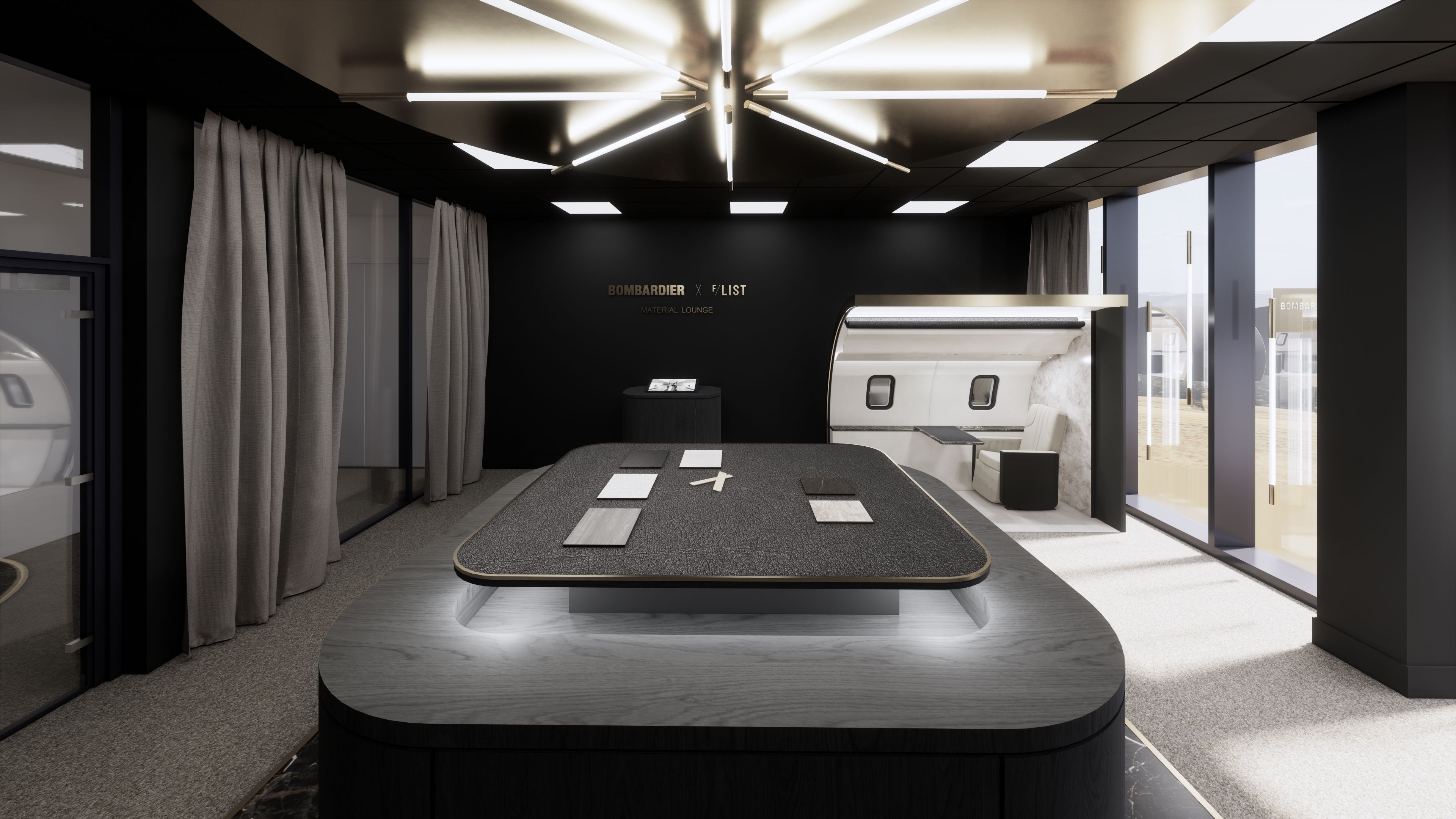 Bombardier a ajouté un nouveau salon de matériaux au centre de service London Biggin Hill.