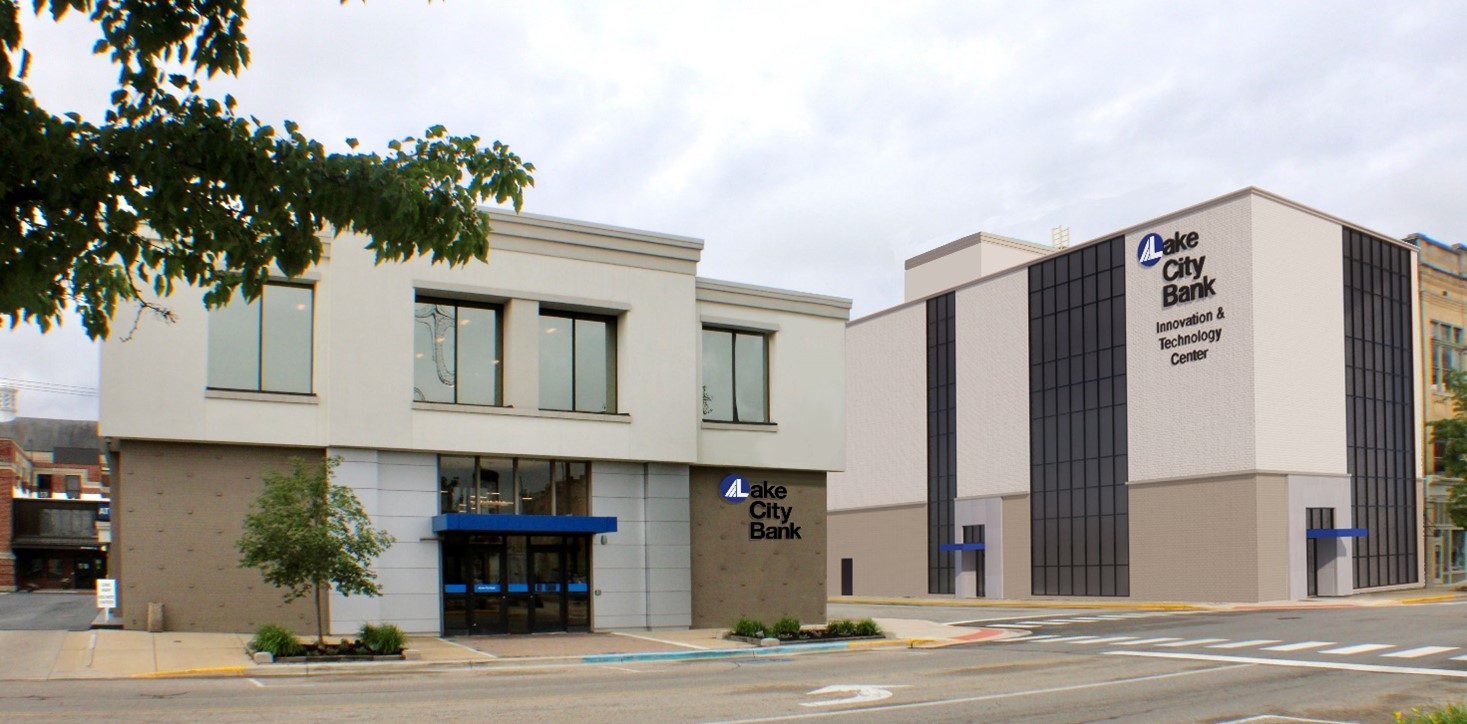 Image of the renovated Lake City Bank Innovation and Technology Center.