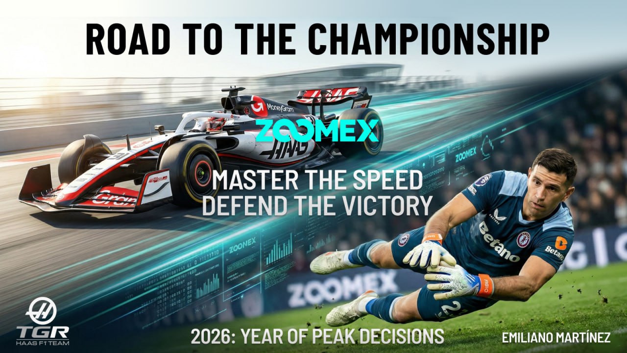Zoomex Teams Up with TGR Haas F1 Team and Emiliano Mart&iacute;nez