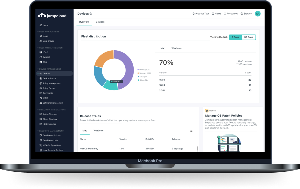 JumpCloud patch management 1