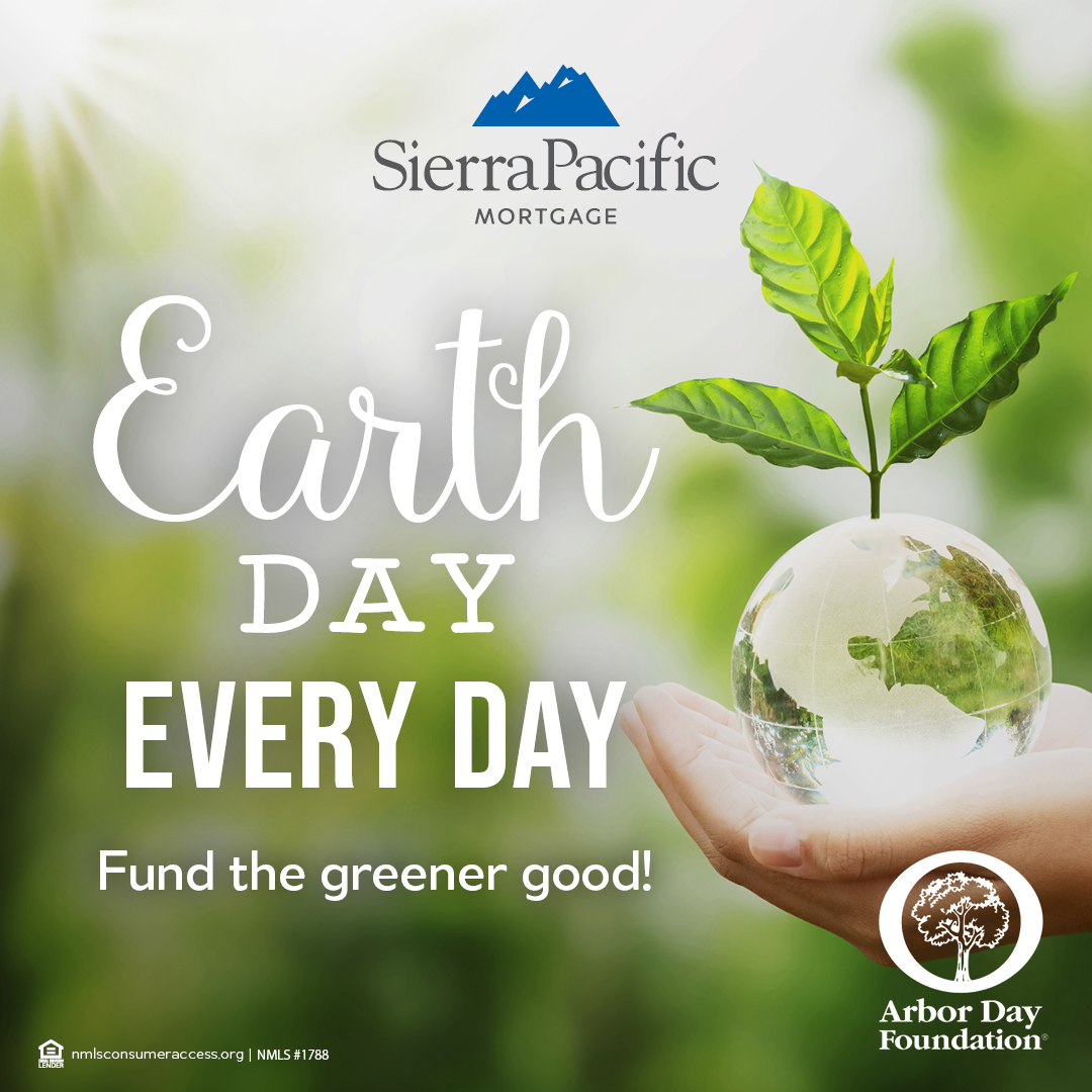 As part of their Earth Day Every Day campaign, Sierra Pacific Mortgage (SPM) has partnered with the Arbor Day Foundation and joined the nonprofit’s Time for Trees™ initiative. For the remainder of 2021, any loans closed with the national mortgage lending company will support community-based reforestation by planting trees in the wake of natural disasters. By choosing to work with SPM, clients & business partners are providing hope in disaster-stricken communities and helping residents re-establish a sense of community.