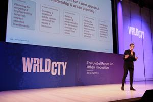 WRLDCTY: The Global Forum for Urban Innovation October 2-4, 2023 In-person in New York at the Times Center