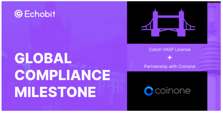 Echobit Secures Czech VASP License and Partners with Coinone to Enhance Crypto Deposit and Withdrawal Services
