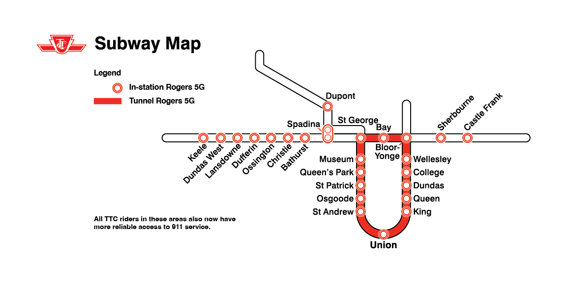 Subway Service Map EN