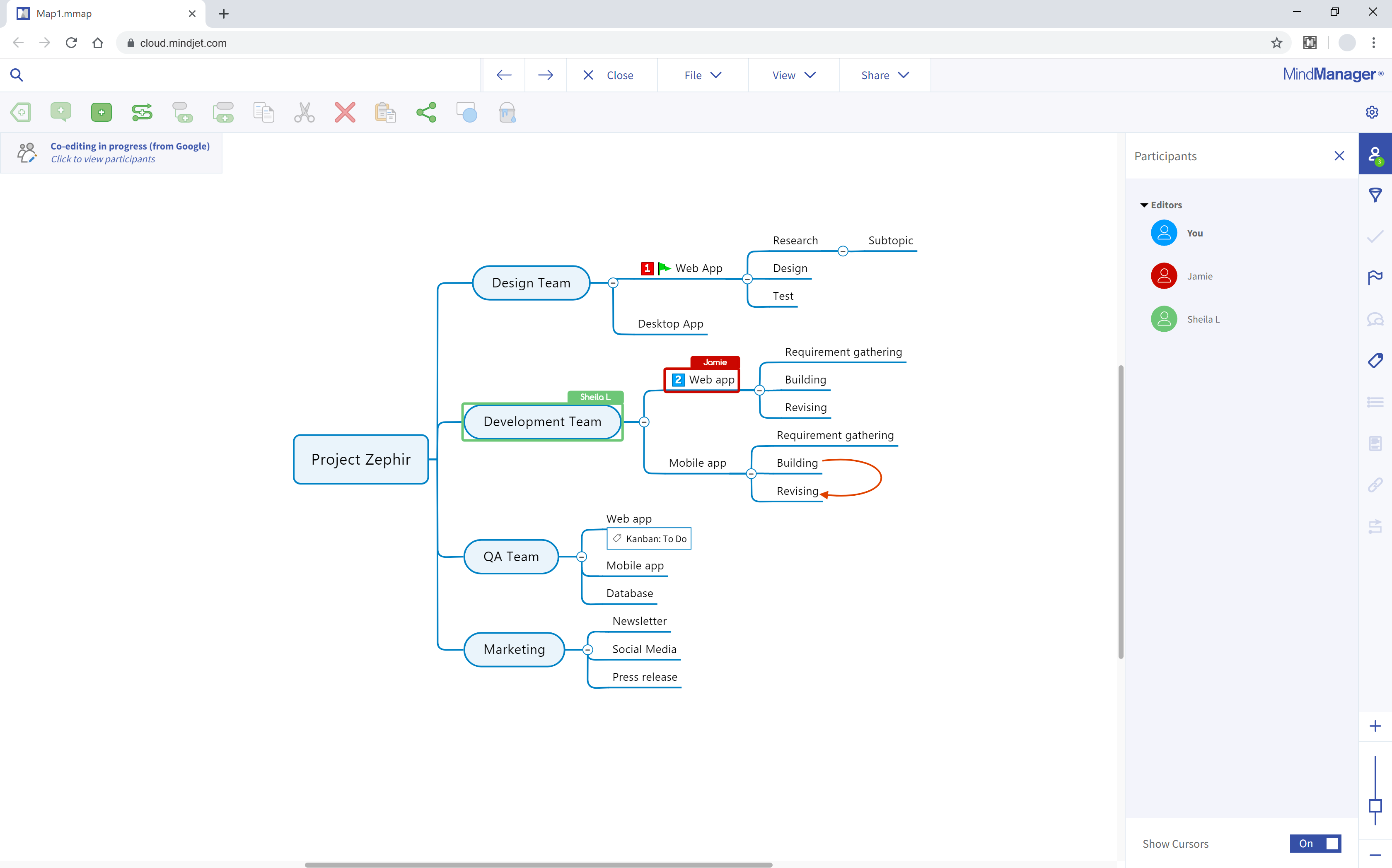 MindManager 2020 - New Co-Editing Add-on