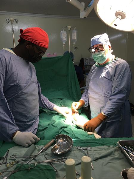 James K. DeOrio, MD and Kenyan Surgeon