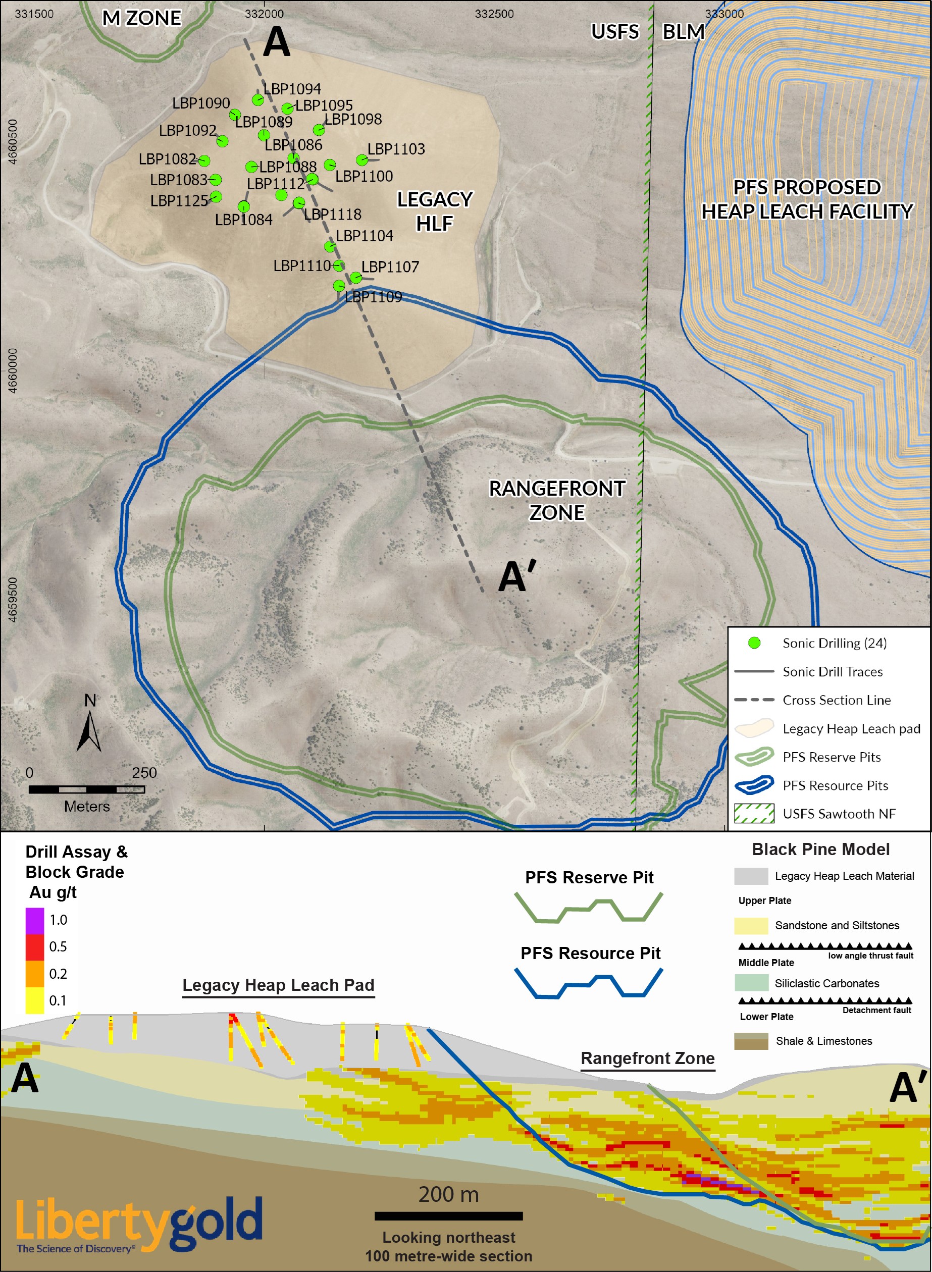 Map and Cross Section image