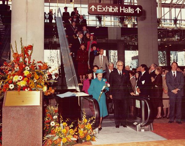 The opening of the Metro Toronto Convention Centre on October 2, 1984