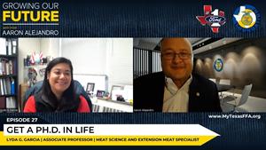 Dr. Lyda G. Garcia Interviewed by Growing Our Future Host Aaron Alejandro