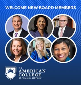 Welcome new Board members