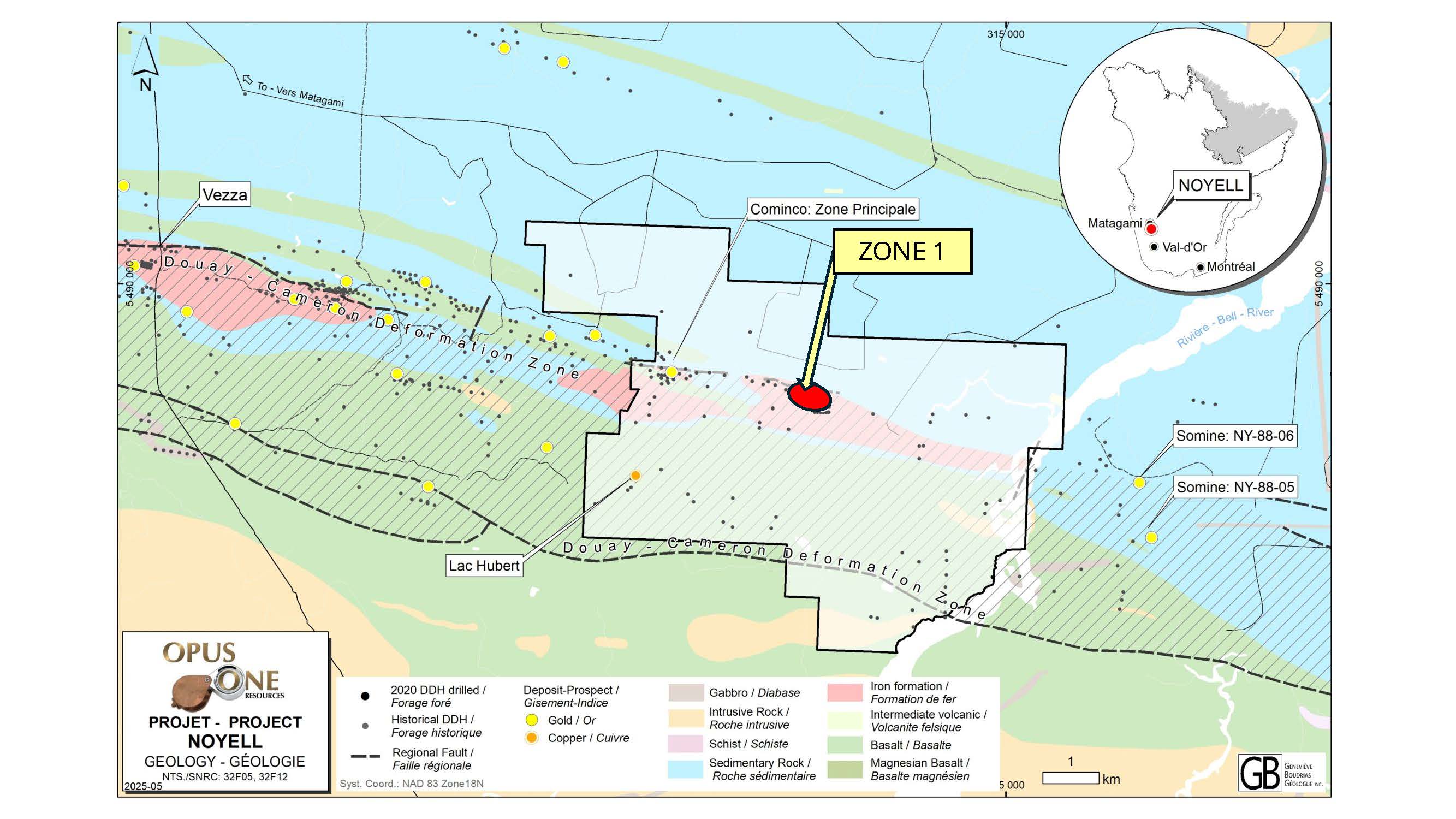 PROPERTY GEOLOGY AND GOLD TARGETS