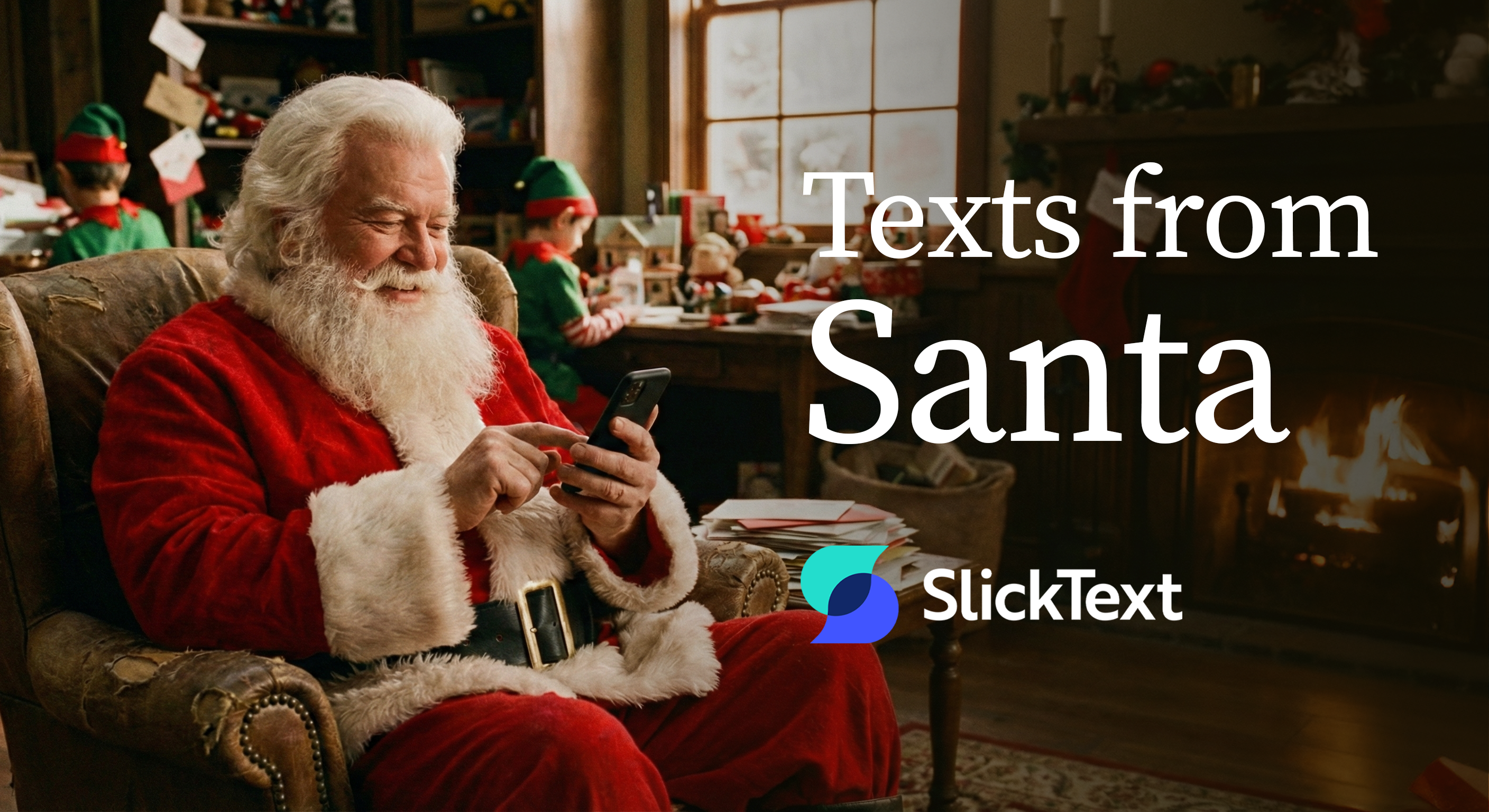 Santa Sending Texts with SlickText