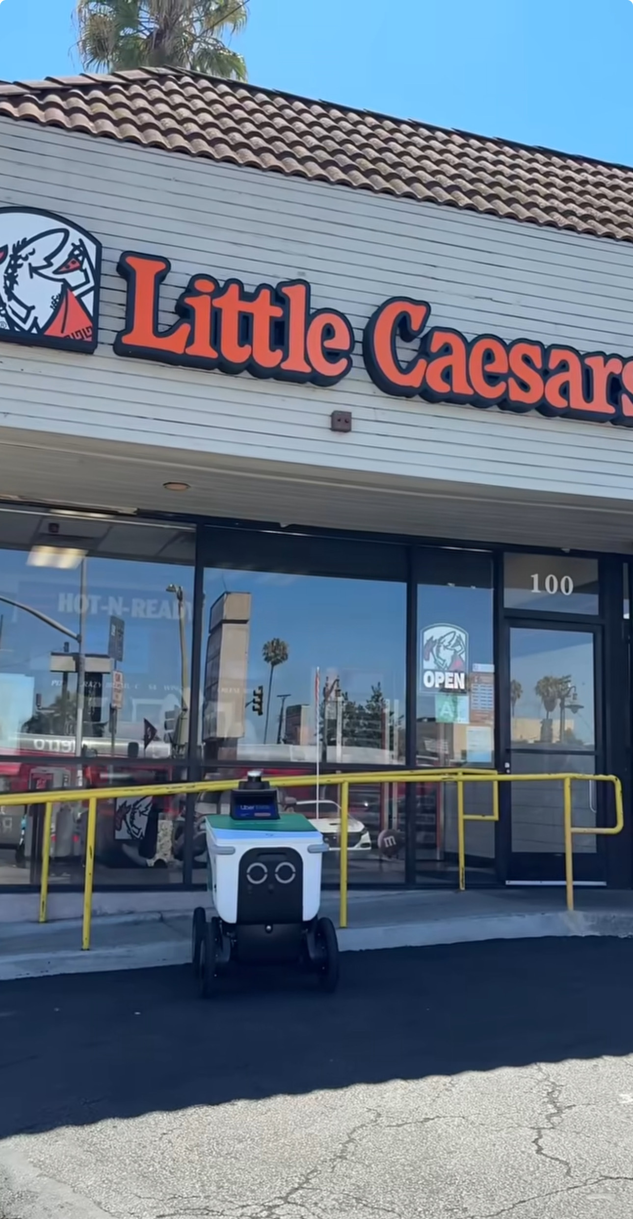 Little Caesars customers in the Los Angeles area may receive their next order via a Serve robot
