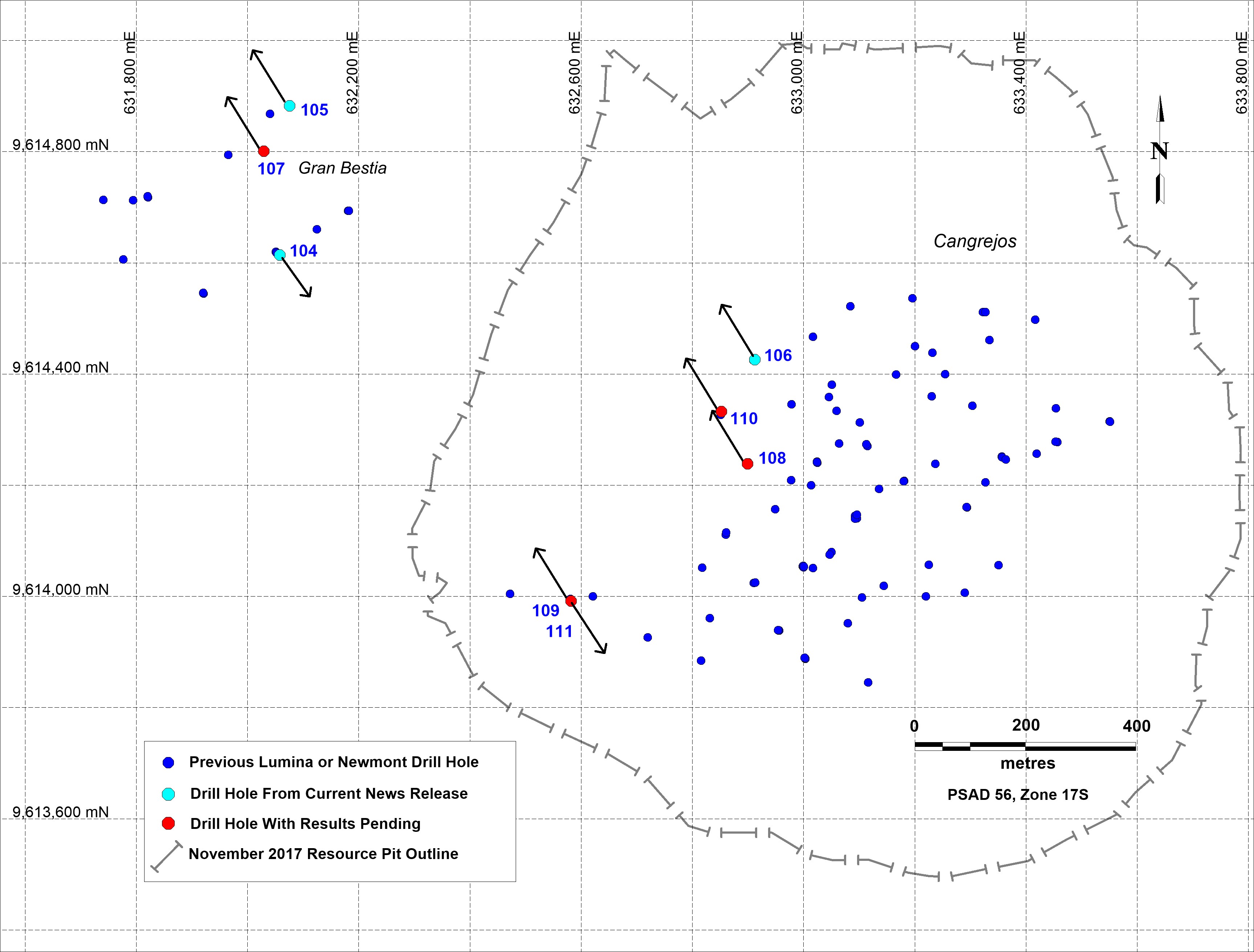 Drill Hole Location Map