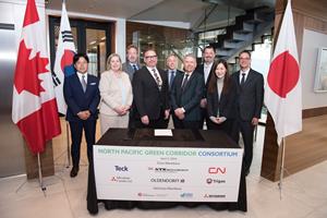 Le NPGCC vise à décarboniser le corridor de transport entre Canada, Japon, et la Corée du Sud