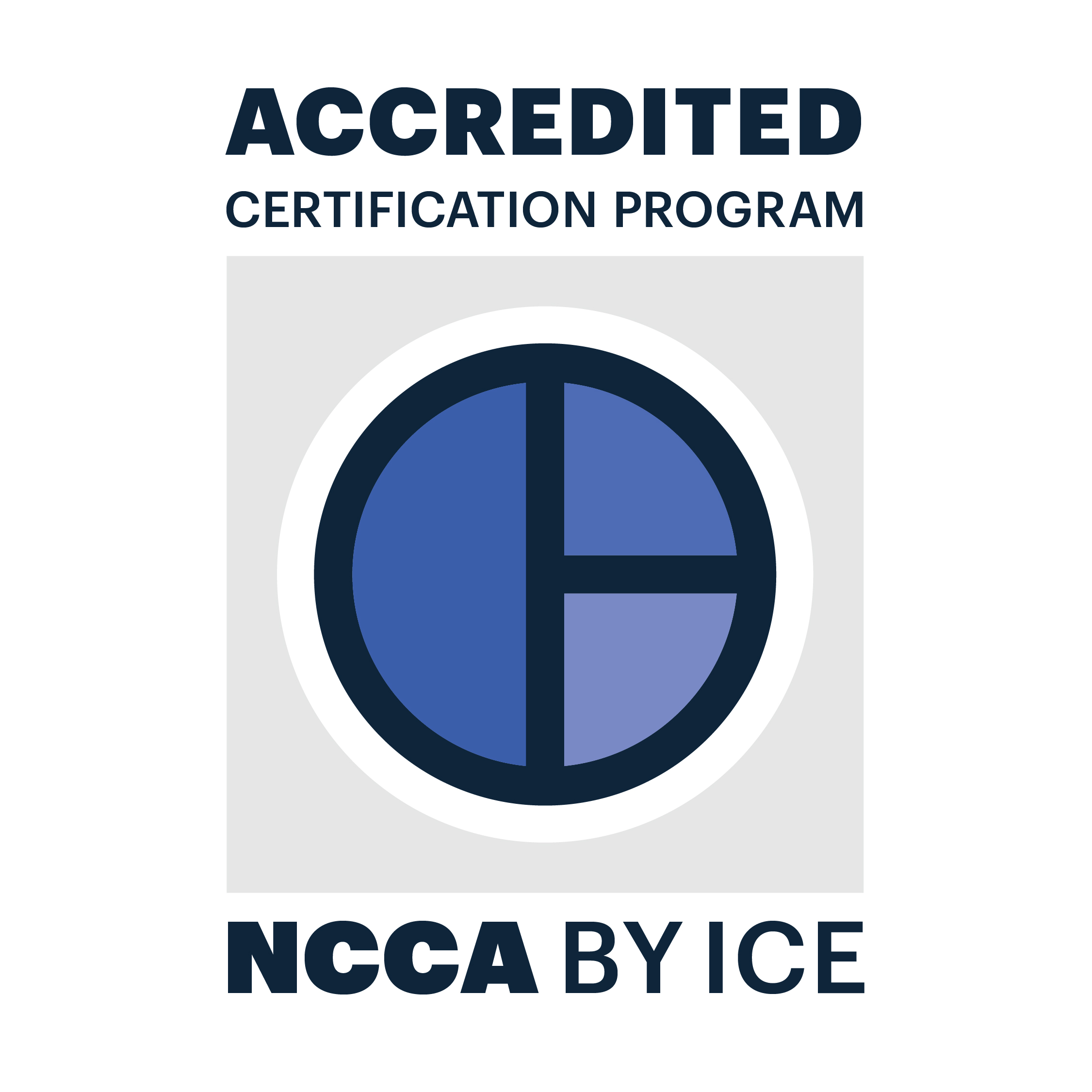 NCCA Accredited Program logo