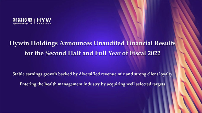 Hywin Holdings FY2022 Earnings