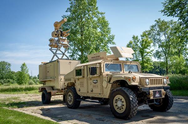 PHOTO: Trailer Anti-UAS Defense System (T-AUDS) provides Counter UAS protection On the Move